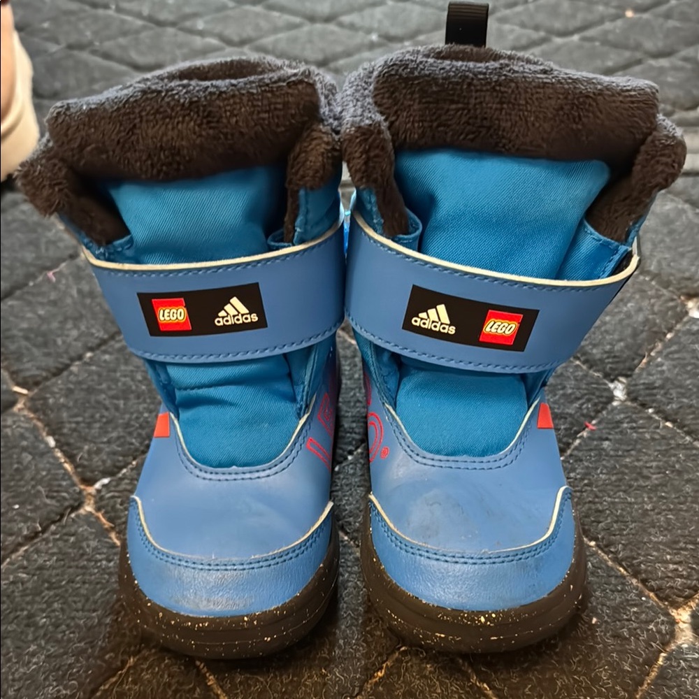LEGO x Adidas Blue Winter Boots